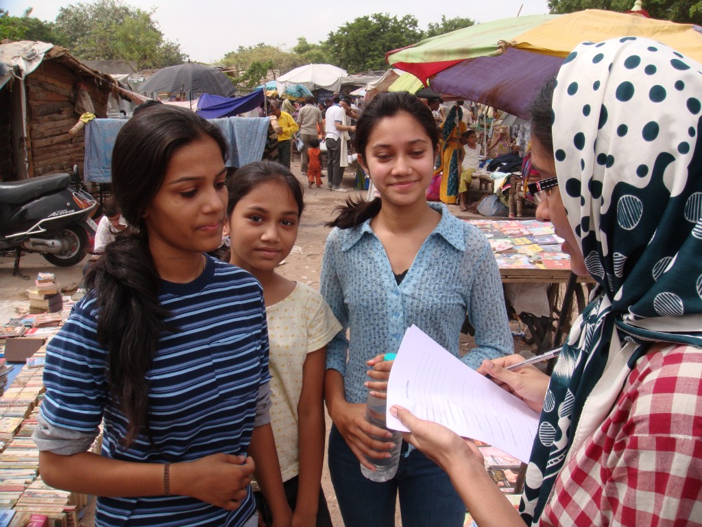 Interviews at the Gujari Bazaar Interviews at the Gujari Bazaar