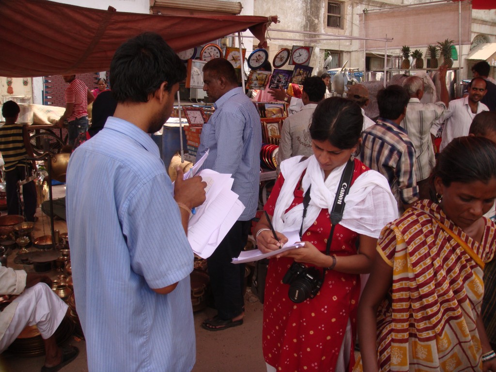 Interviews at the Gujari Bazaar Interviews at the Gujari Bazaar