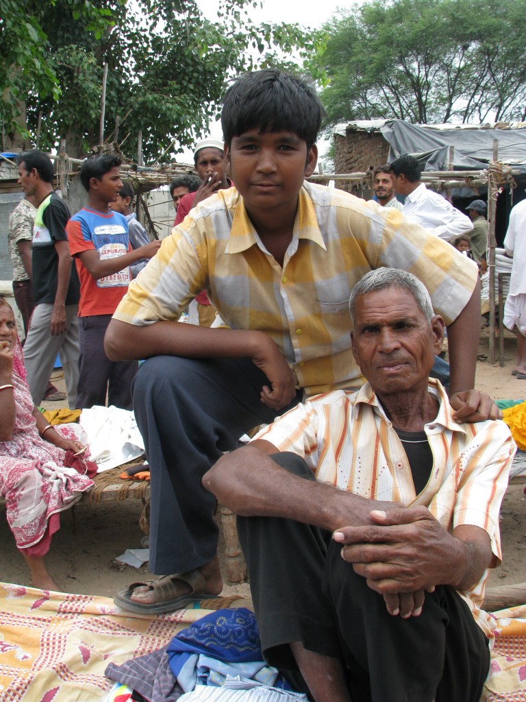 Father and Son Traders at the Gujari Bazaar