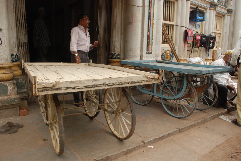 Hand Carts at the Gujari Bazaar Hand Carts at the Gujari Bazaar